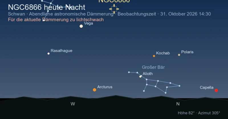 NGC6866 heute Nacht