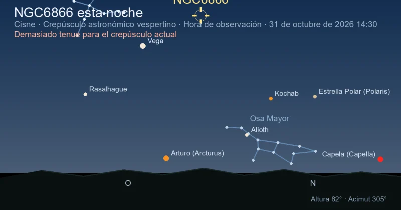 NGC6866 esta noche