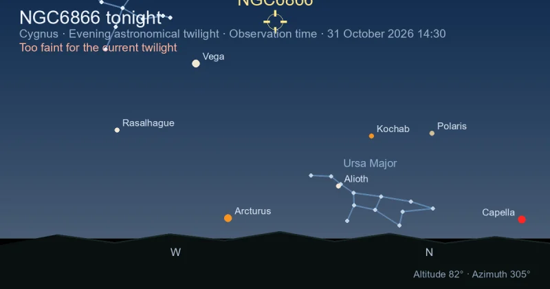NGC6866 tonight