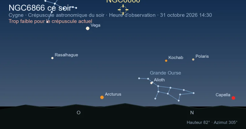 NGC6866 ce soir