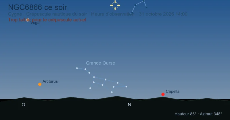NGC6866 ce soir