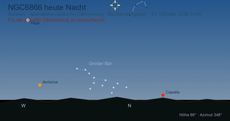 NGC6866 heute Nacht