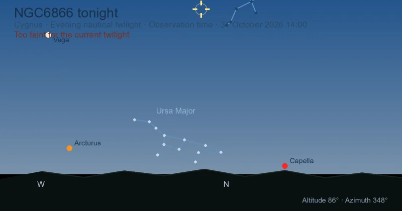 NGC6866 tonight