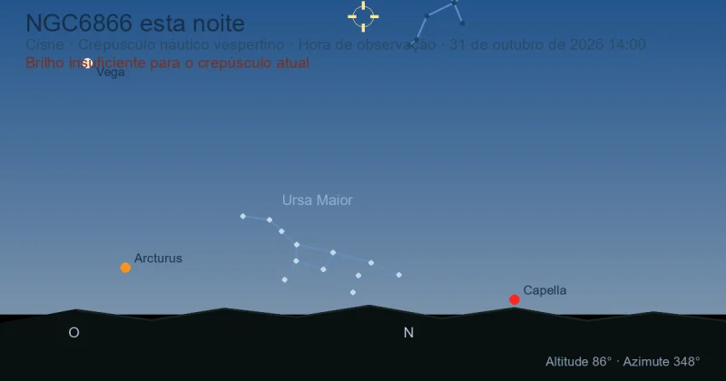 NGC6866 esta noite
