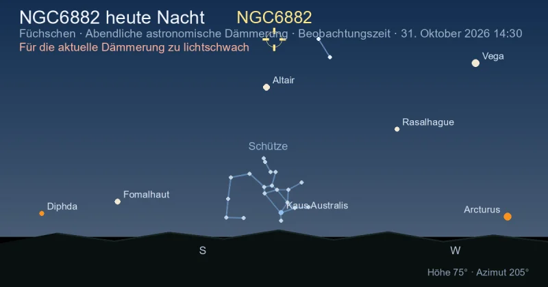 NGC6882 heute Nacht
