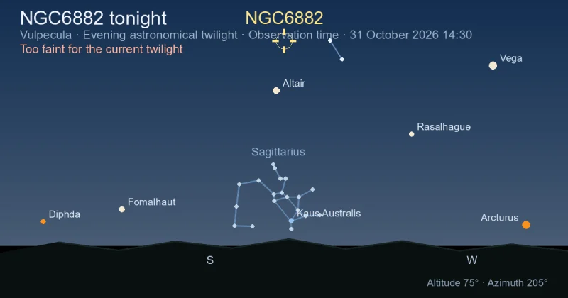 NGC6882 tonight