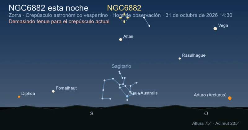 NGC6882 esta noche