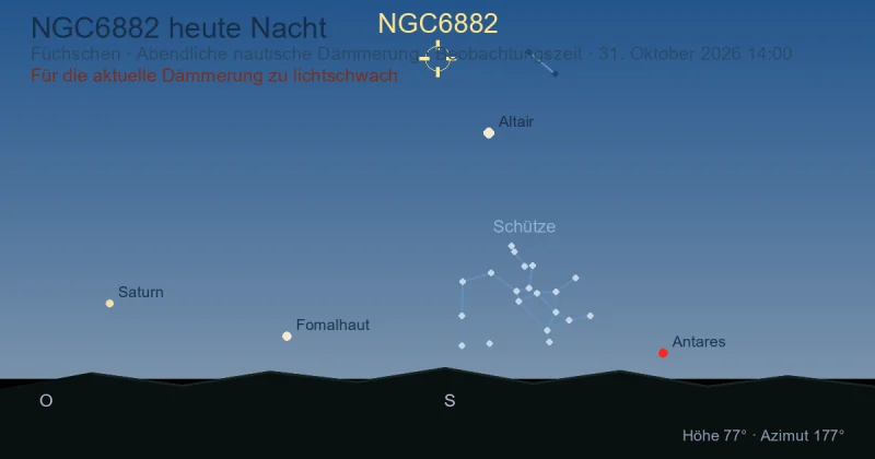 NGC6882 heute Nacht