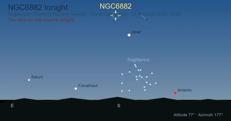 NGC6882 tonight