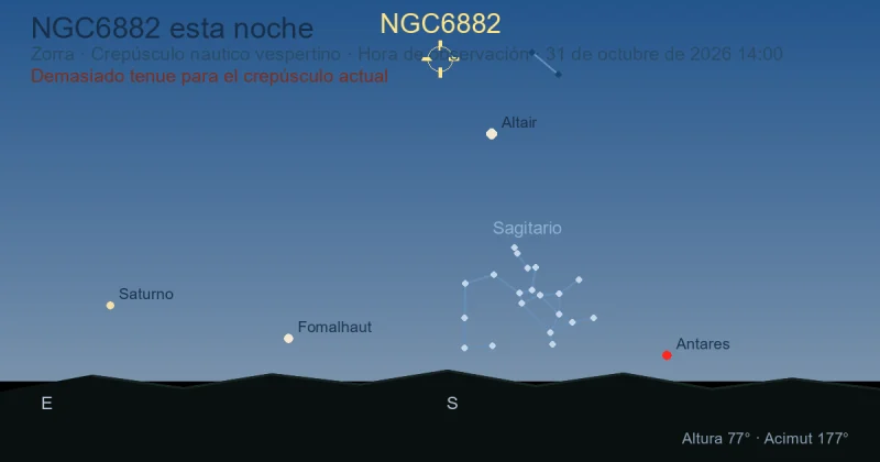 NGC6882 esta noche