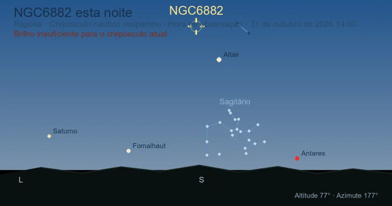 NGC6882 esta noite
