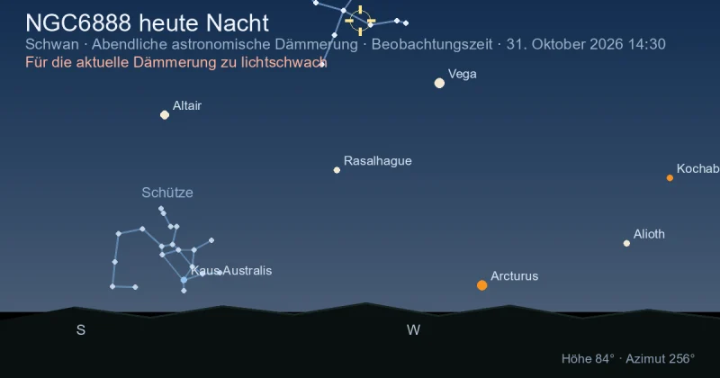 NGC6888 heute Nacht