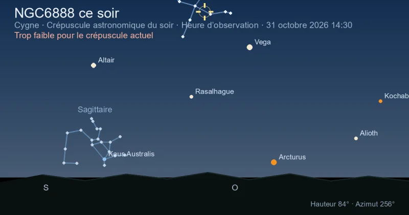 NGC6888 ce soir