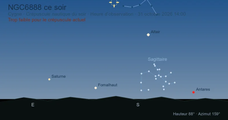 NGC6888 ce soir