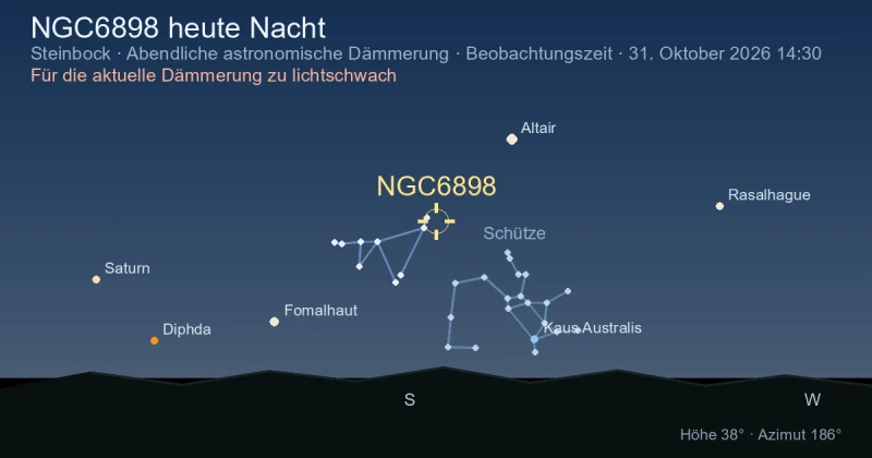 NGC6898 heute Nacht