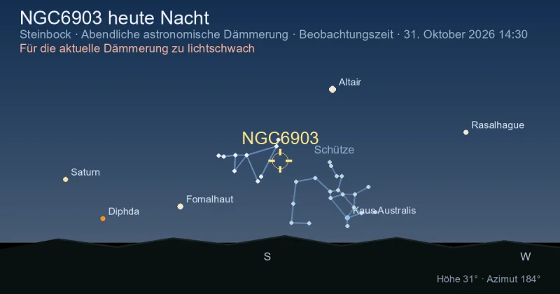 NGC6903 heute Nacht