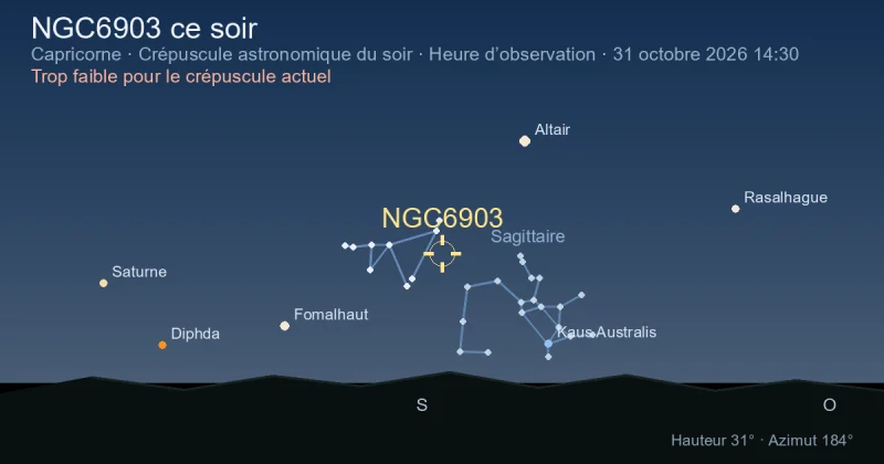 NGC6903 ce soir