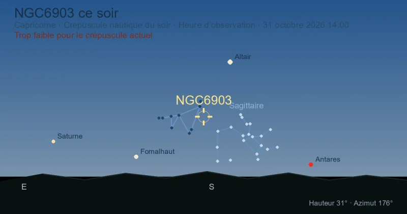NGC6903 ce soir