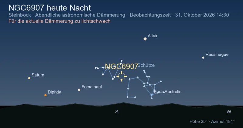 NGC6907 heute Nacht