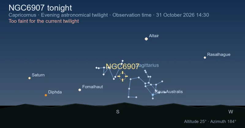 NGC6907 tonight