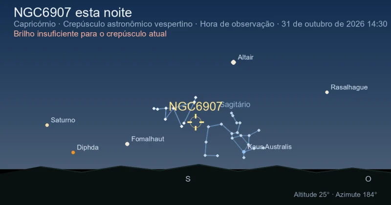 NGC6907 esta noite
