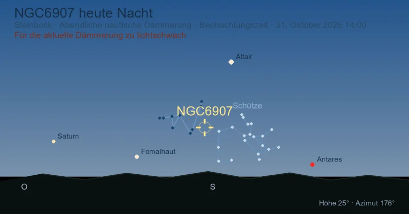 NGC6907 heute Nacht