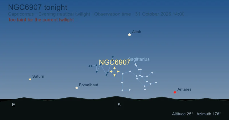 NGC6907 tonight