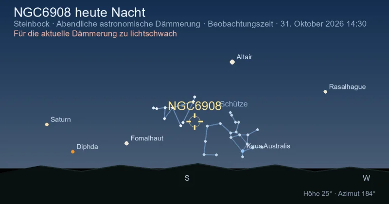 NGC6908 heute Nacht