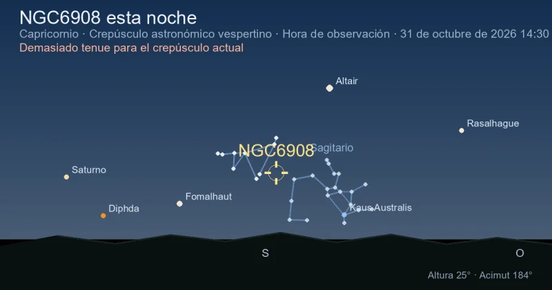 NGC6908 esta noche