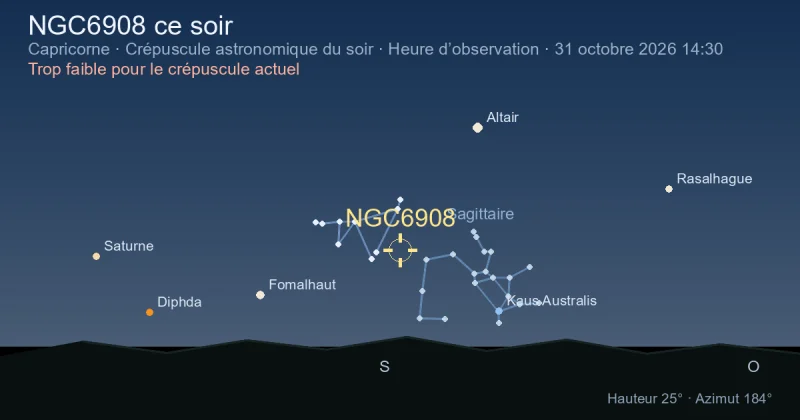 NGC6908 ce soir