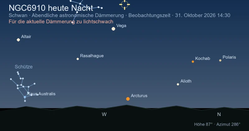 NGC6910 heute Nacht