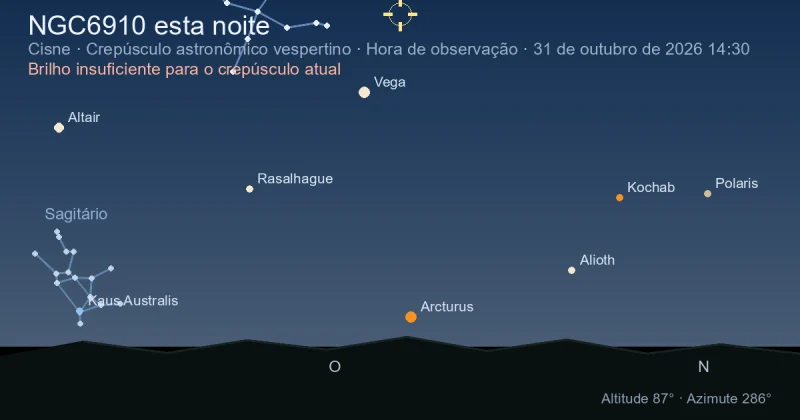 NGC6910 esta noite