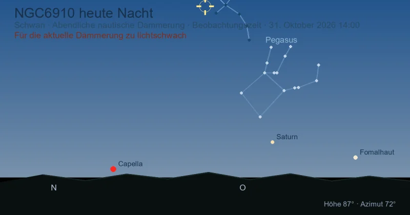 NGC6910 heute Nacht