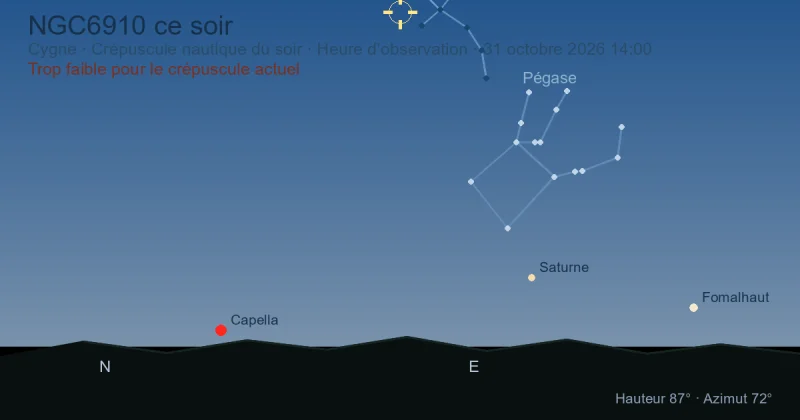 NGC6910 ce soir