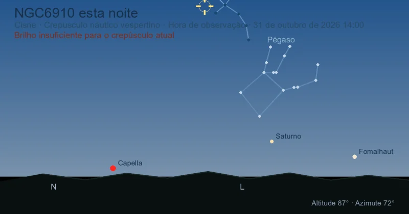 NGC6910 esta noite