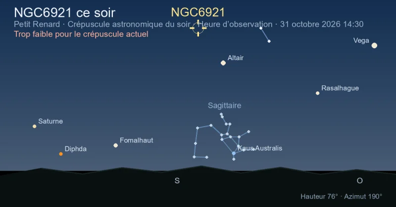 NGC6921 ce soir