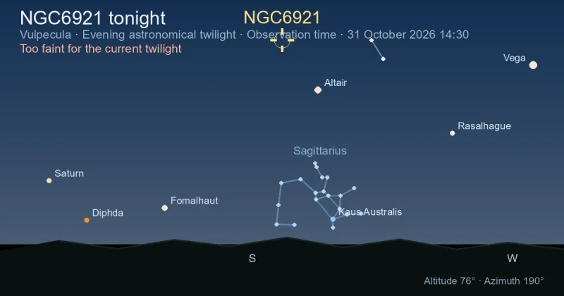 NGC6921 tonight