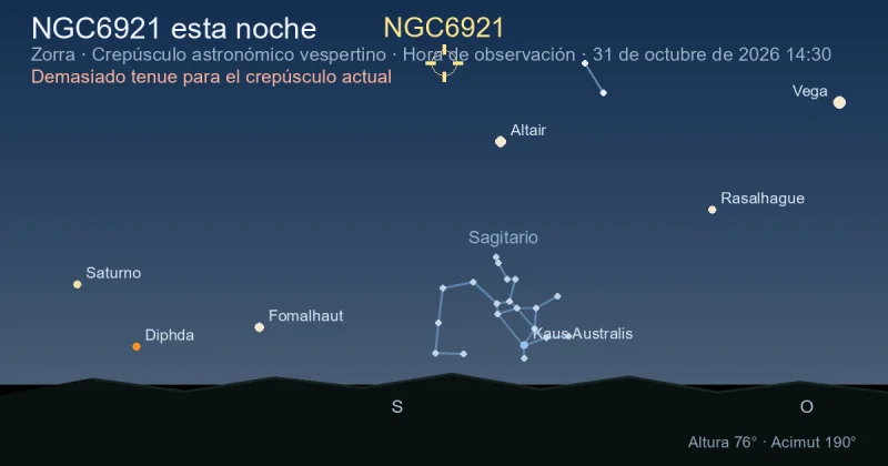 NGC6921 esta noche