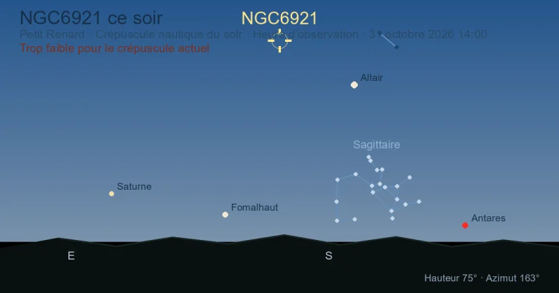 NGC6921 ce soir