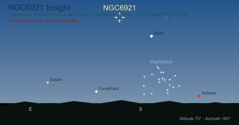 NGC6921 tonight