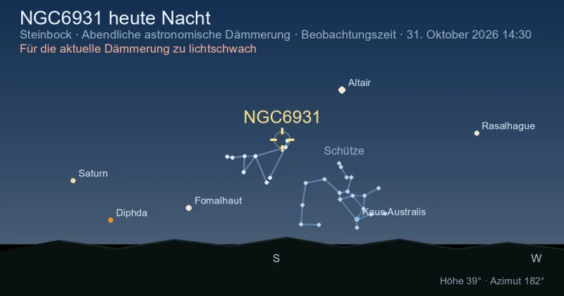 NGC6931 heute Nacht