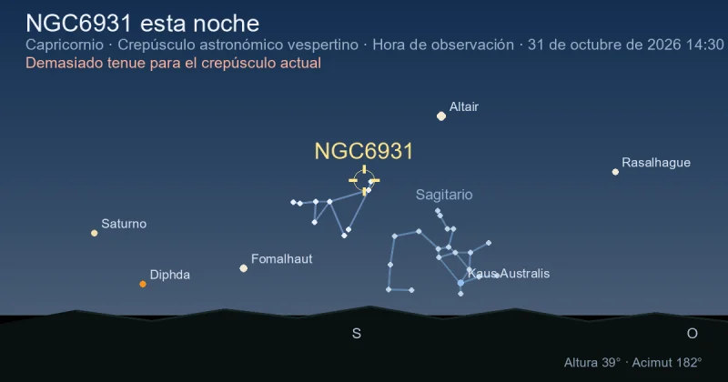 NGC6931 esta noche