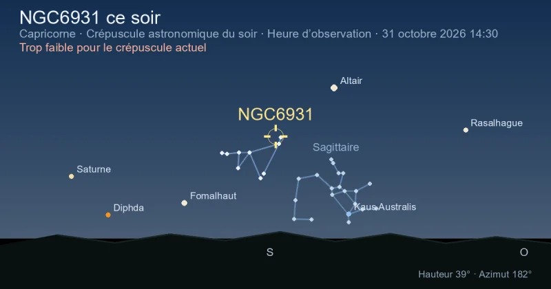 NGC6931 ce soir