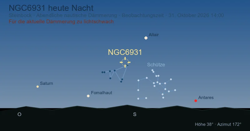 NGC6931 heute Nacht