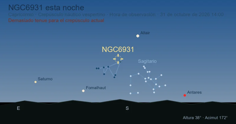 NGC6931 esta noche