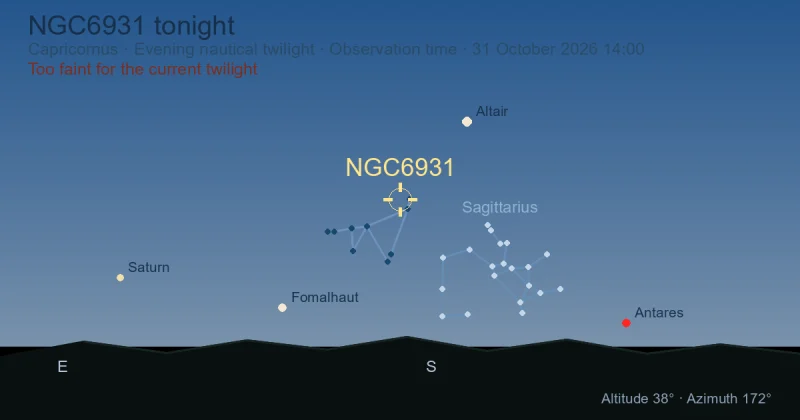 NGC6931 tonight