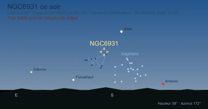 NGC6931 ce soir