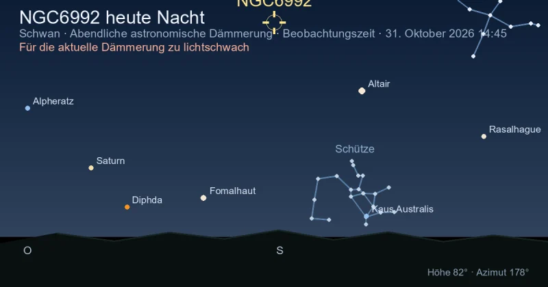 NGC6992 heute Nacht