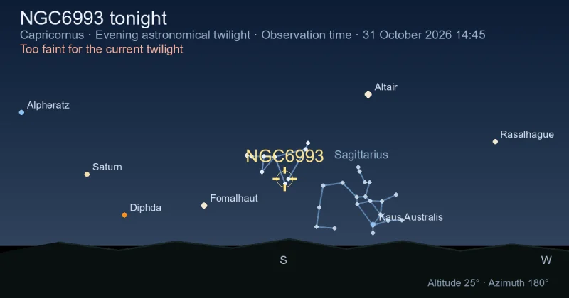 NGC6993 tonight
