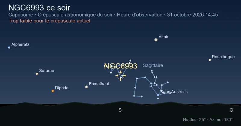 NGC6993 ce soir
